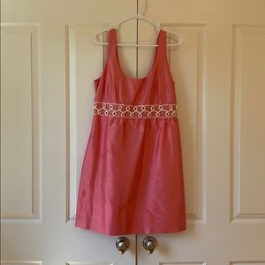 Coral 100%Silk Vineyard Vines Dress size 10